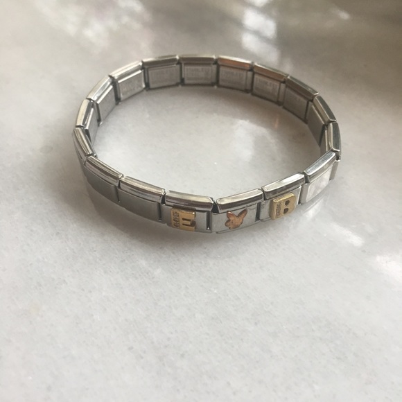 Stainless steel bracelets 2. Have gold charms. - Picture 6 of 8